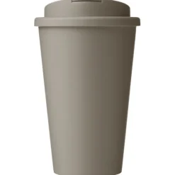 Izolowany kubek Americano® Renew o pojemności 350 ml z odporną na rozlanie pokrywką / Szary kamienny 21042782