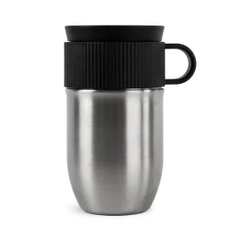 Izolowany kubek Sagaform Ted, 280 ml, szczelny, można myć w zmywarce / Srebrny LT52131-N0005