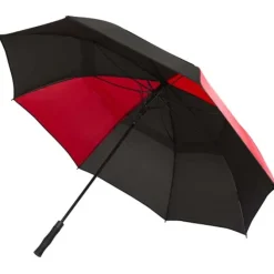Jeff 55-calowy wiatroodporny parasol golfowy / Czerwony 10941921