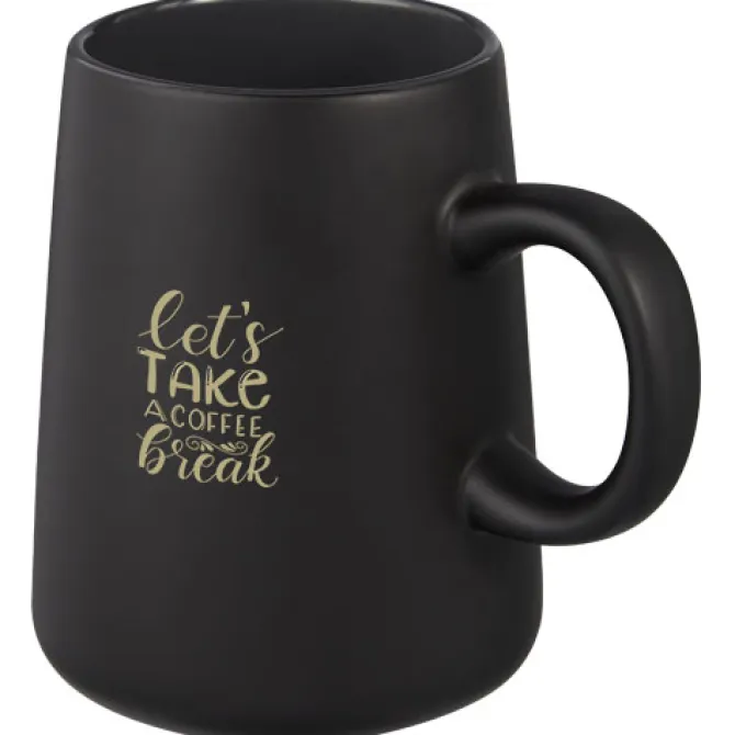 Joe kubek ceramiczny o pojemności 450 ml / Czarny 10072990