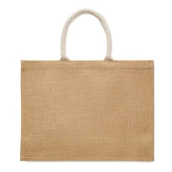 Jutowa torba na zakupy / Bezowy MO2858-13