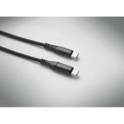 Kabel ładujący typ C, moc 100W / Czarny MO2676-03