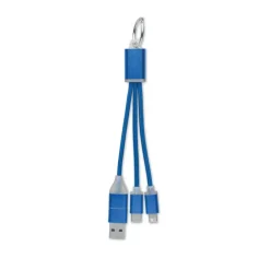 Kabel ładujący 4 w 1 typu C / Niebieski MO2141-37