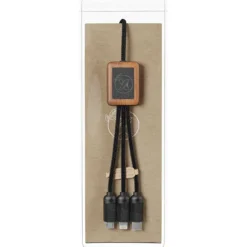 Kabel bambusowy 3 w 1 SCX.design C29 / Drewno 2PX05571