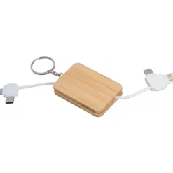 Kabel do ładowania brelok BELLEVUE / Beżowy 423913
