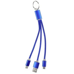 Kabel do ładowania, brelok do kluczy / Granatowy V0345-04