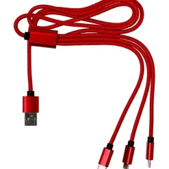 Kabel do ładowania / Czerwony V0323-05