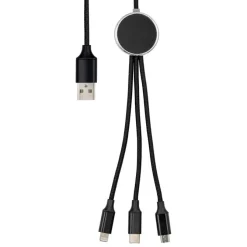 Kabel do ładowania Exclusive Collection | Jyanette / Czarny V1169-03
