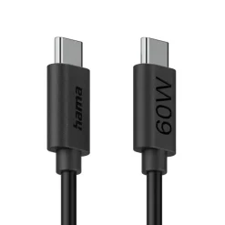 Kabel do ładowania Hama 60W / Czarny VH017-03