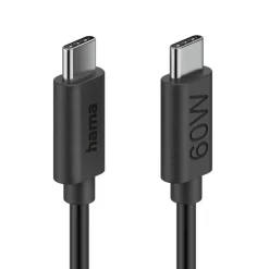 Kabel do ładowania Hama 60W / Czarny VH017-03