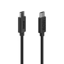 Kabel do ładowania Hama 60W / Czarny VH017-03