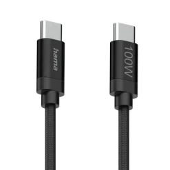 Kabel do ładowania Hama 100W / Czarny VH018-03