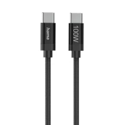 Kabel do ładowania Hama 100W / Czarny VH018-03