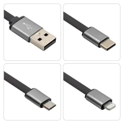 Kabel do ładowania i synchronizacji | Khyree / Granatowy VA108-04