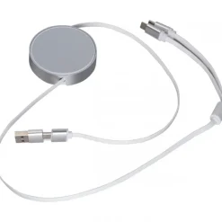 Kabel do ładowania OSTEND / Szary 451307