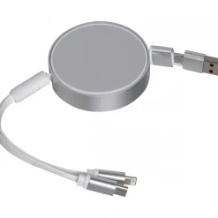 Kabel do ładowania OSTEND / Szary 451307