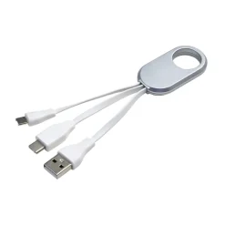Kabel do ładowania / Srebrny V3890-32