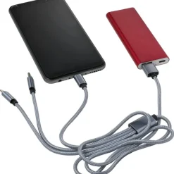 Kabel do ładowania / Srebrny V0323-32