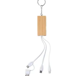 Kabel do ładowania, stojak na telefon / Brązowy V1690-16