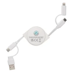 Kabel do ładowania 6 w 1 / Biały P302.663
