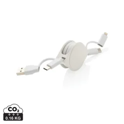 Kabel do ładowania 6 w 1 / Biały P302.663
