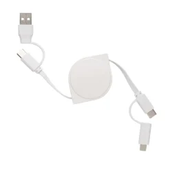 Kabel do ładowania 6 w 1 / Biały P302.663
