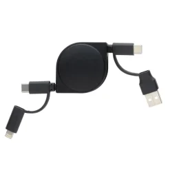 Kabel do ładowania 6 w 1 / Czarny P302.661