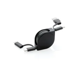 Kabel do ładowania 6 w 1 / Czarny P302.661