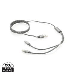 Kabel do ładowania 3 w 1 / Szary P302.232