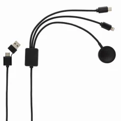 Kabel do ładowania 6 w 1 Terra, bezprzewodowa ładowarka do zegarka / Szary P302.5902