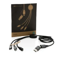 Kabel do ładowania 6 w 1 Terra / Szary P302.682