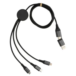 Kabel do ładowania 6 w 1 Terra / Szary P302.682