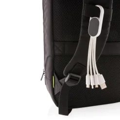 Kabel do ładowania 4 w 1 z karabińczykiem / Biały P302.073