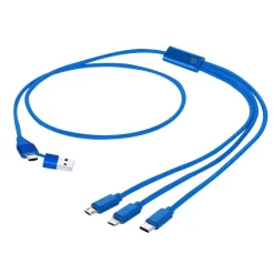 Kabel do ładowania z aluminium z recyklingu / Niebieski VA620-11