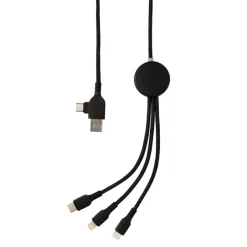 Kabel do ładowania z podświetleniem logotypu / Czarny P302.391