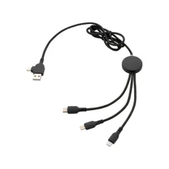 Kabel do ładowania z podświetleniem logotypu / Czarny P302.391