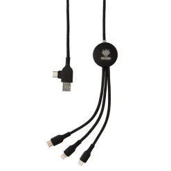 Kabel do ładowania z podświetleniem logotypu / Czarny P302.391