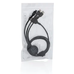 Kabel do ładowania z podświetleniem logotypu / Czarny P302.391
