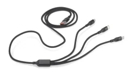Kabel USB 3 w 1 FAST / Czarny 09156-02