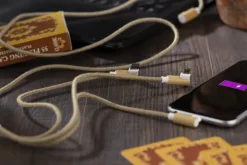 Kabel USB 3 w 1 FLAX / Naturalny 09141-17