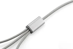 Kabel USB 3 w 1 TALA / Srebrny 09071-00