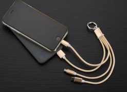 Kabel USB 3 w 1 TAUS / Złoty 09106-24