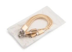 Kabel USB 3 w 1 TAUS / Złoty 09106-24