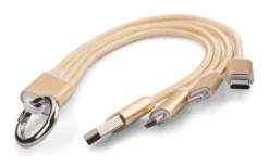 Kabel USB 3 w 1 TAUS / Złoty 09106-24