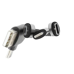 Kabel z podświetlanym logo 4w1, RXD-368 / Czarny EG059903