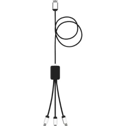 Kabel z podświetlonym logo 3w1 - SCX.design C17 / Czerwony 2PX00321