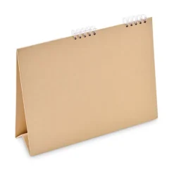 Kalendarz biurkowy z notesem / Bezowy MO2756-13