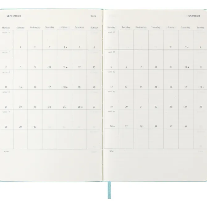 Kalendarz MOLESKINE / Błękitny VM399-23/2026