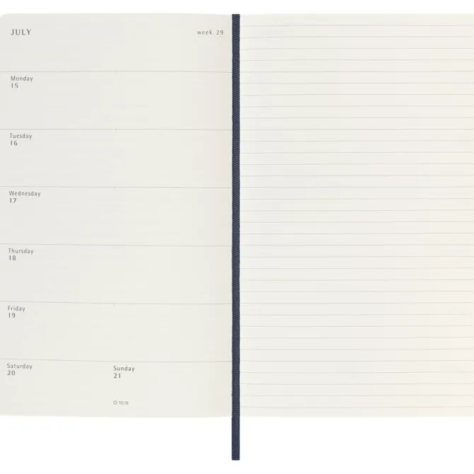 Kalendarz MOLESKINE / Ciemnoniebieski VM398-27/2024