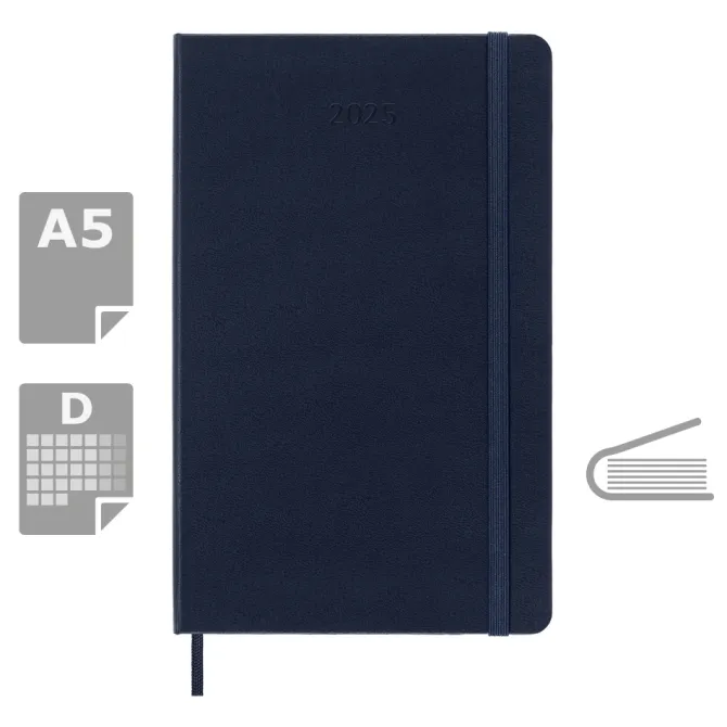 Kalendarz MOLESKINE / Ciemnoniebieski VM394-27/2025
